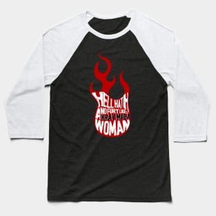 Krav Maga Gift Ideas for Women with Flames Baseball T-Shirt